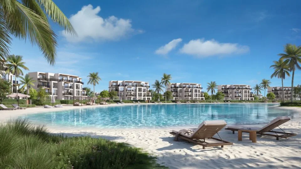 Silver Walk lagoon-front apartments